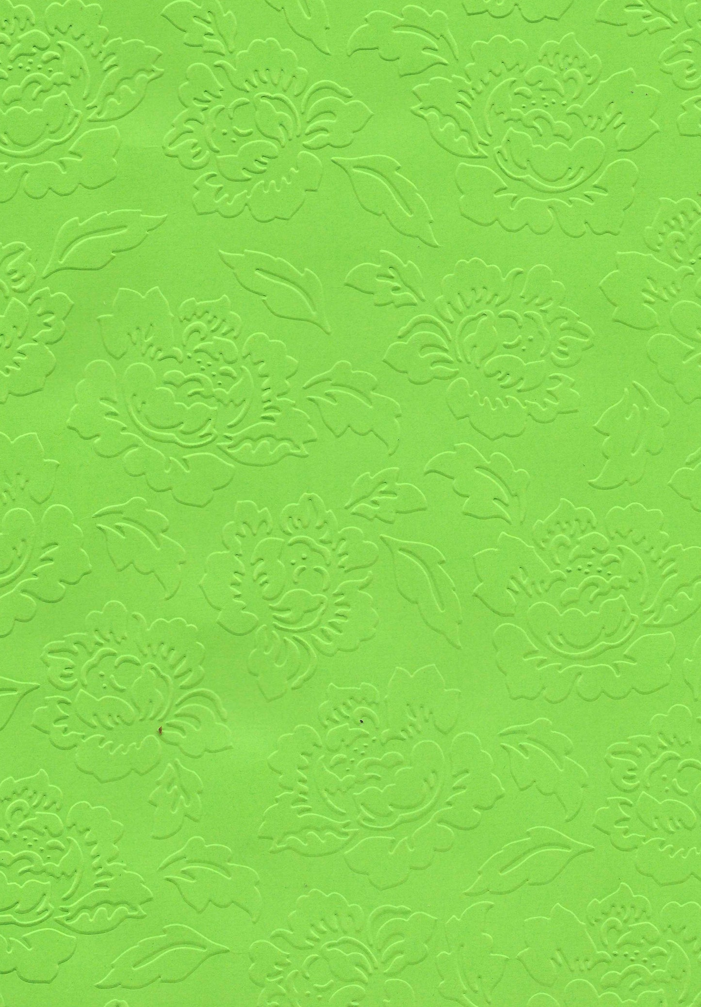 Embossed Card. A4. Floral.