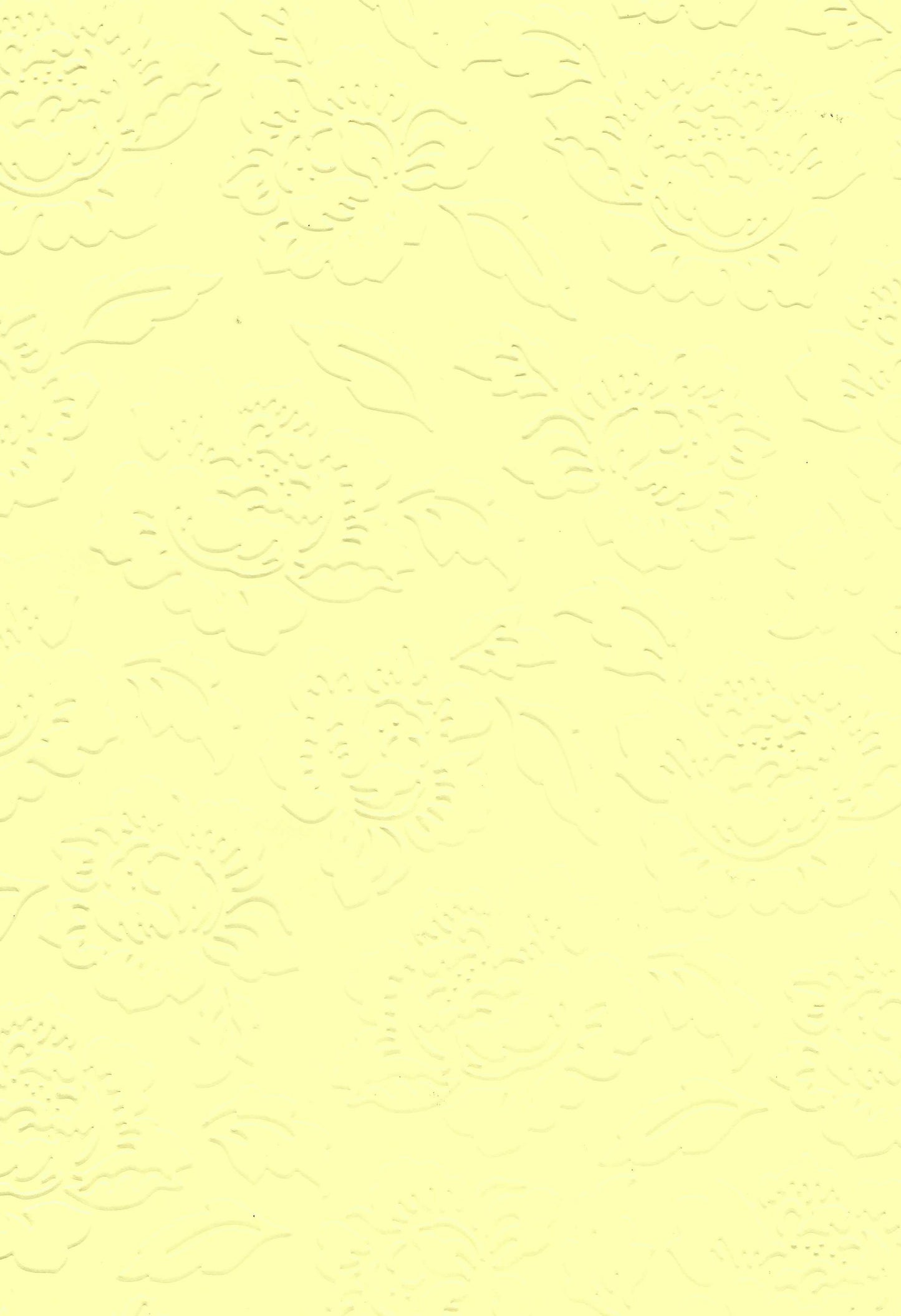 Embossed Card. A4. Floral.