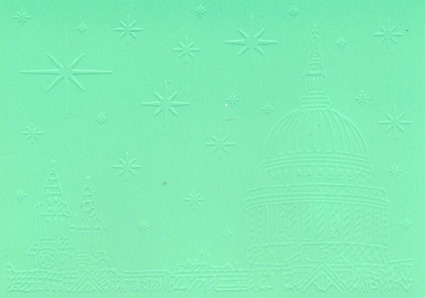 Embossed Card. 5"x7". Bethlehem. 10 Sheets In Assorted Colours