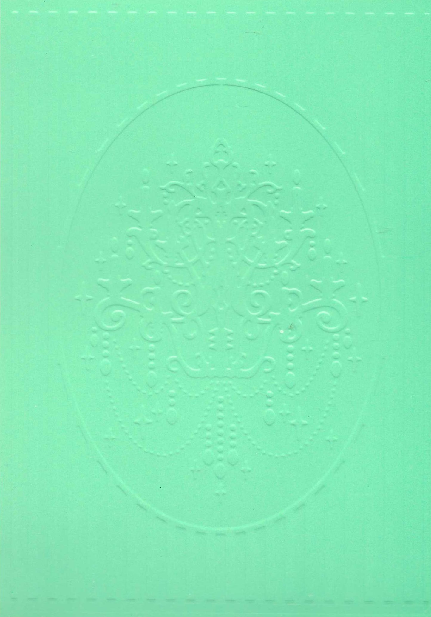 Embossed Card. 5"x7". Chandelier. 10 Sheets In Assorted Colours