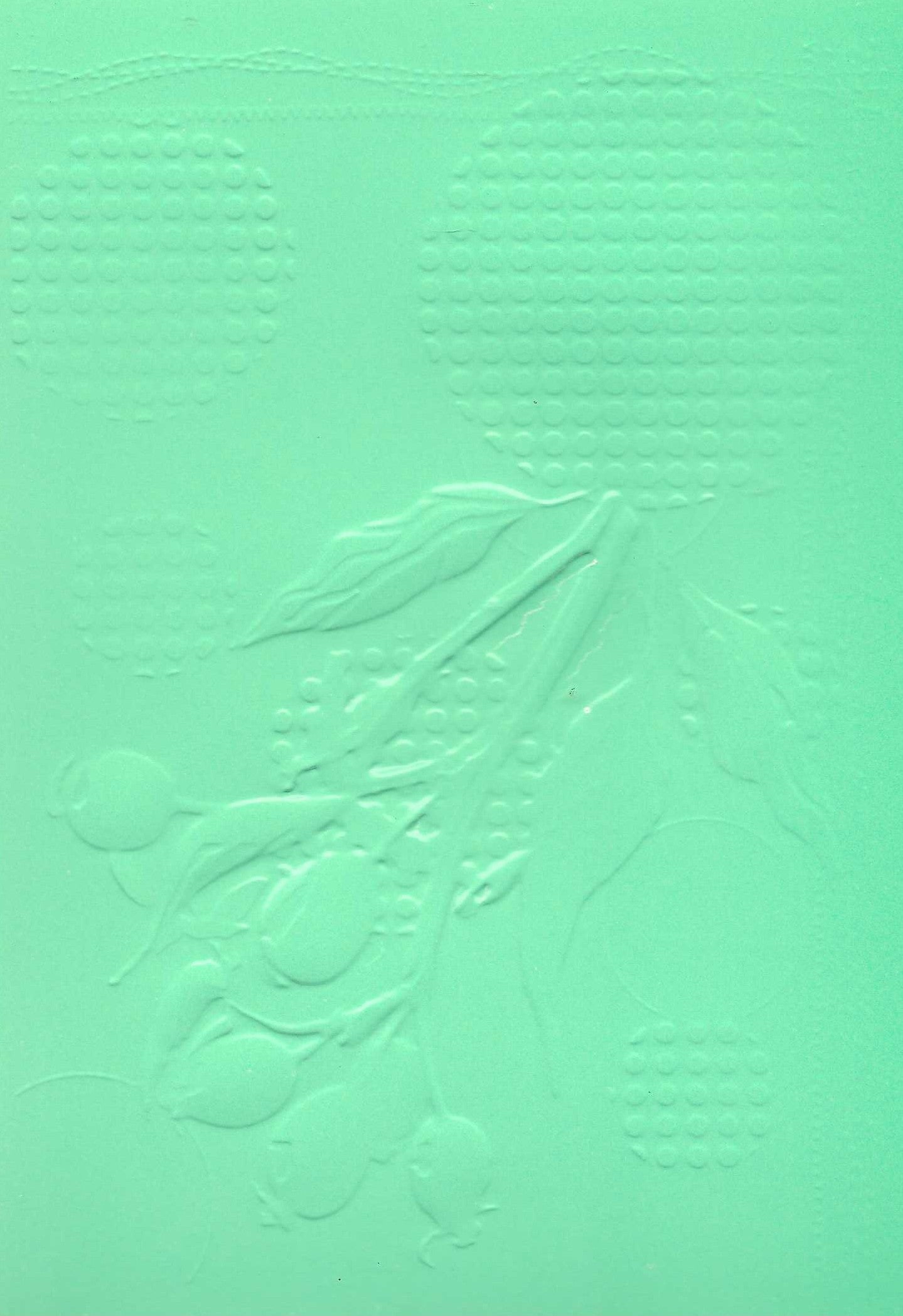 Embossed Card. 5"x7". Berries. 10 Sheets In Assorted Colours
