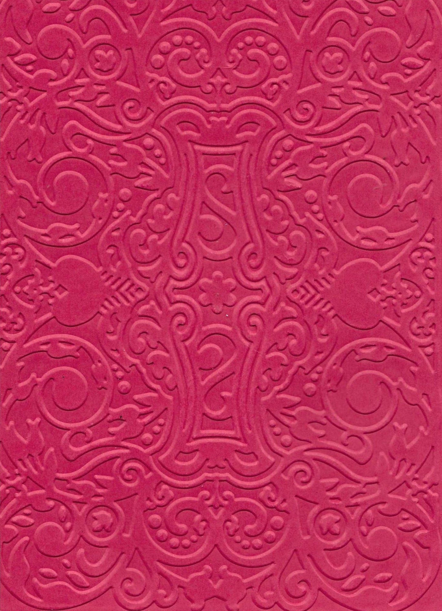 Embossed Card. 5"x7". Abstract.
