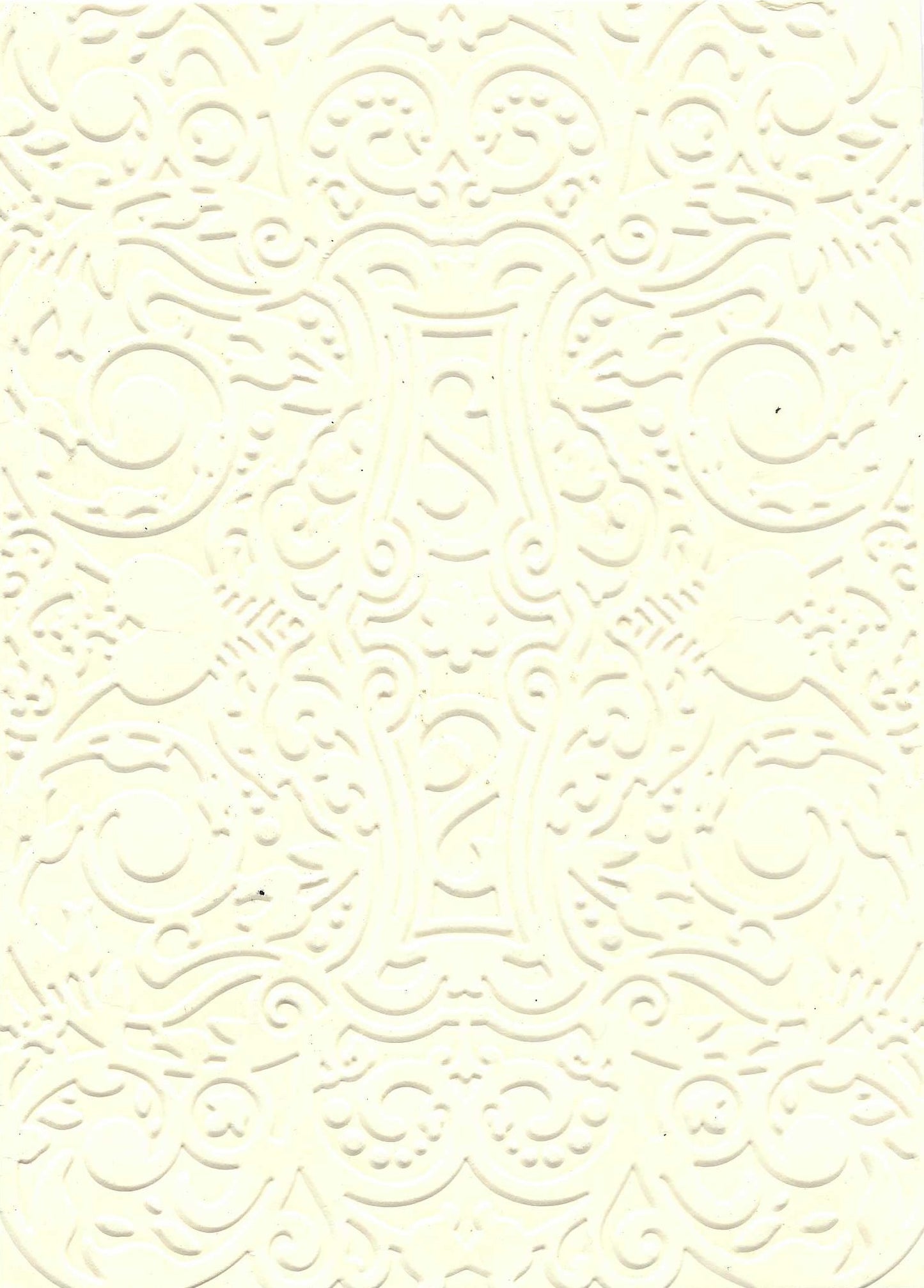 Embossed Card. 5"x7". Abstract.