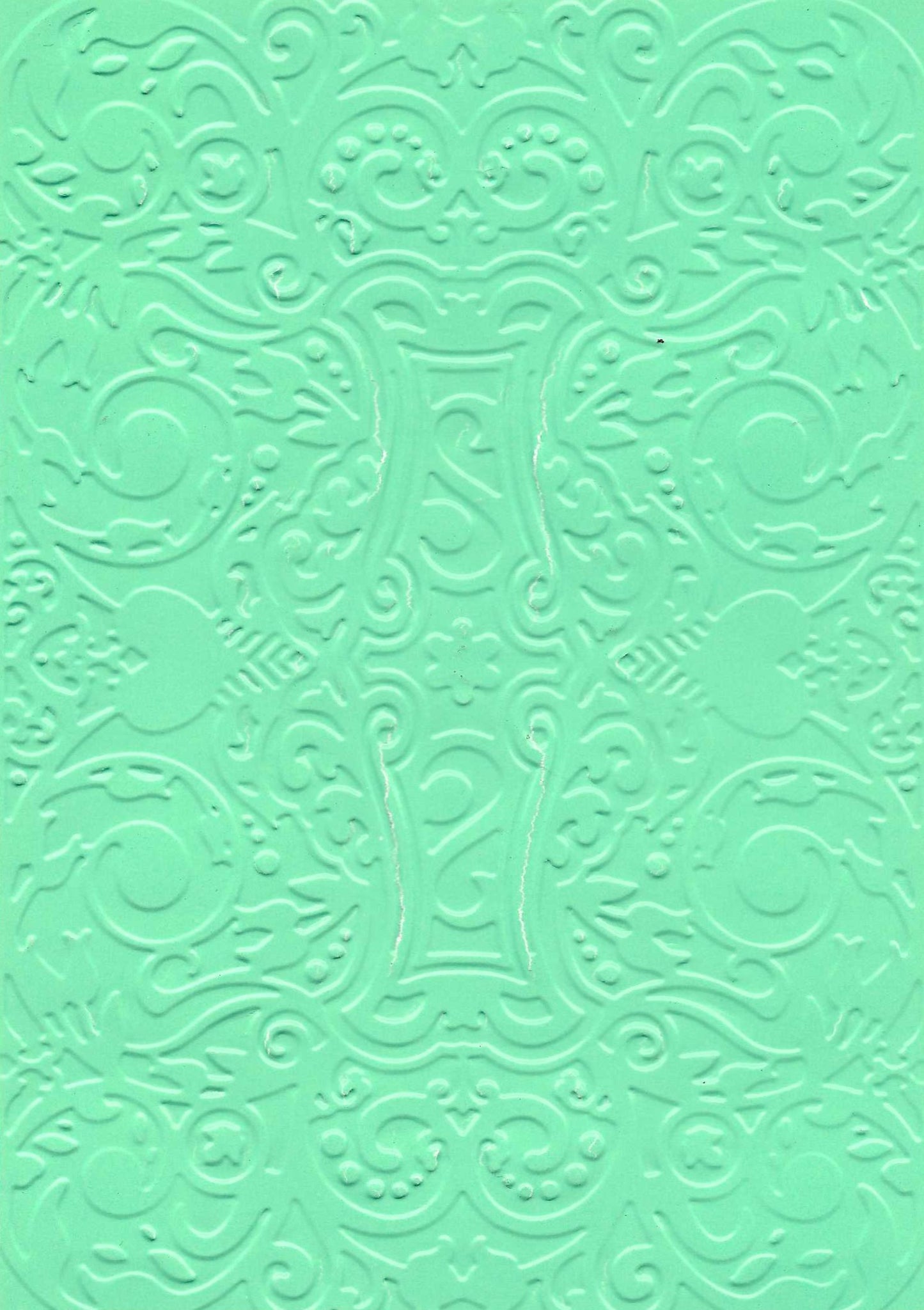 Embossed Card. 5"x7". Abstract.