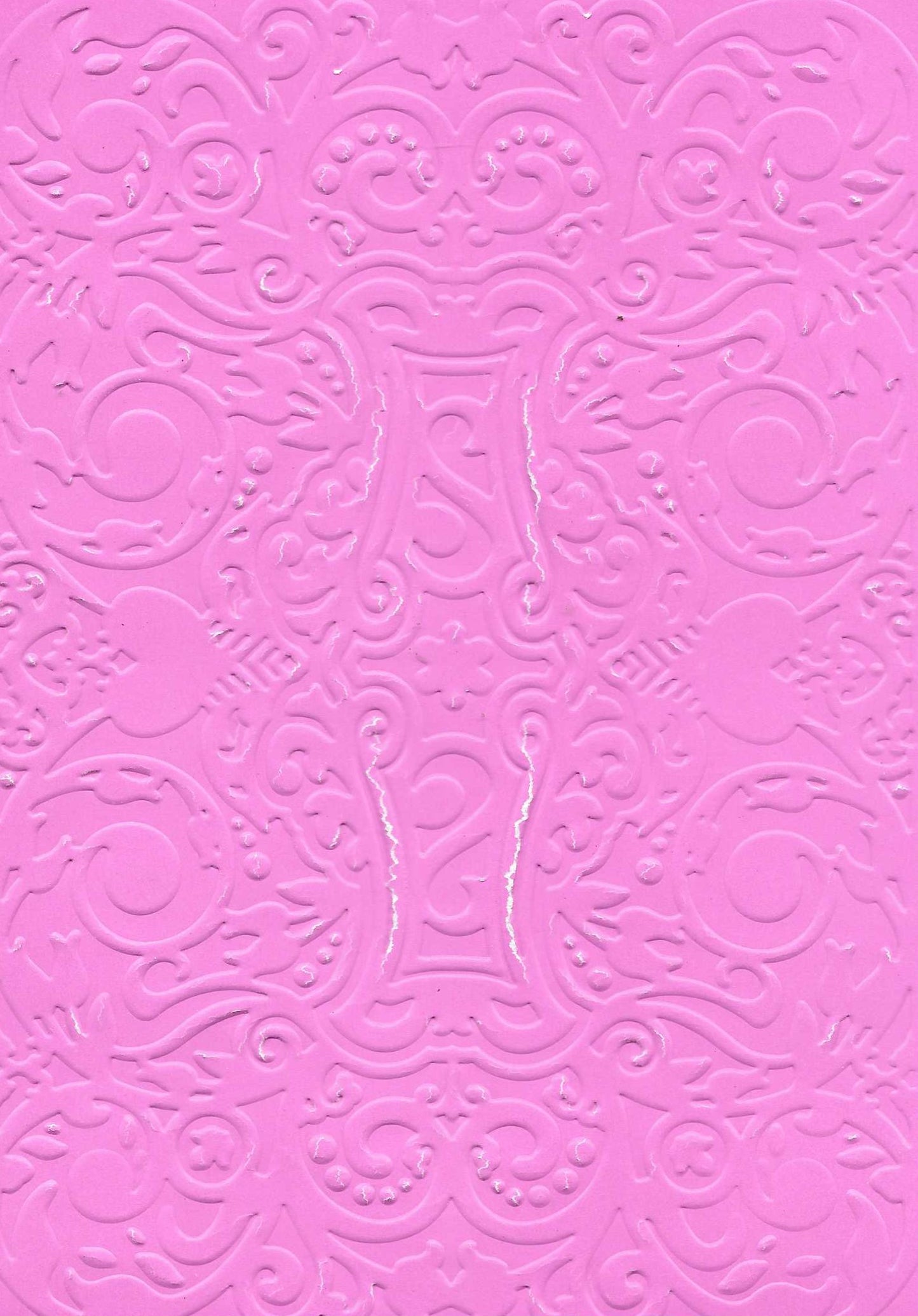 Embossed Card. 5"x7". Abstract.