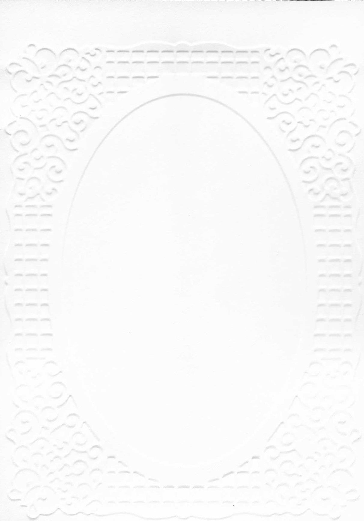 Embossed Card. A6. Music.