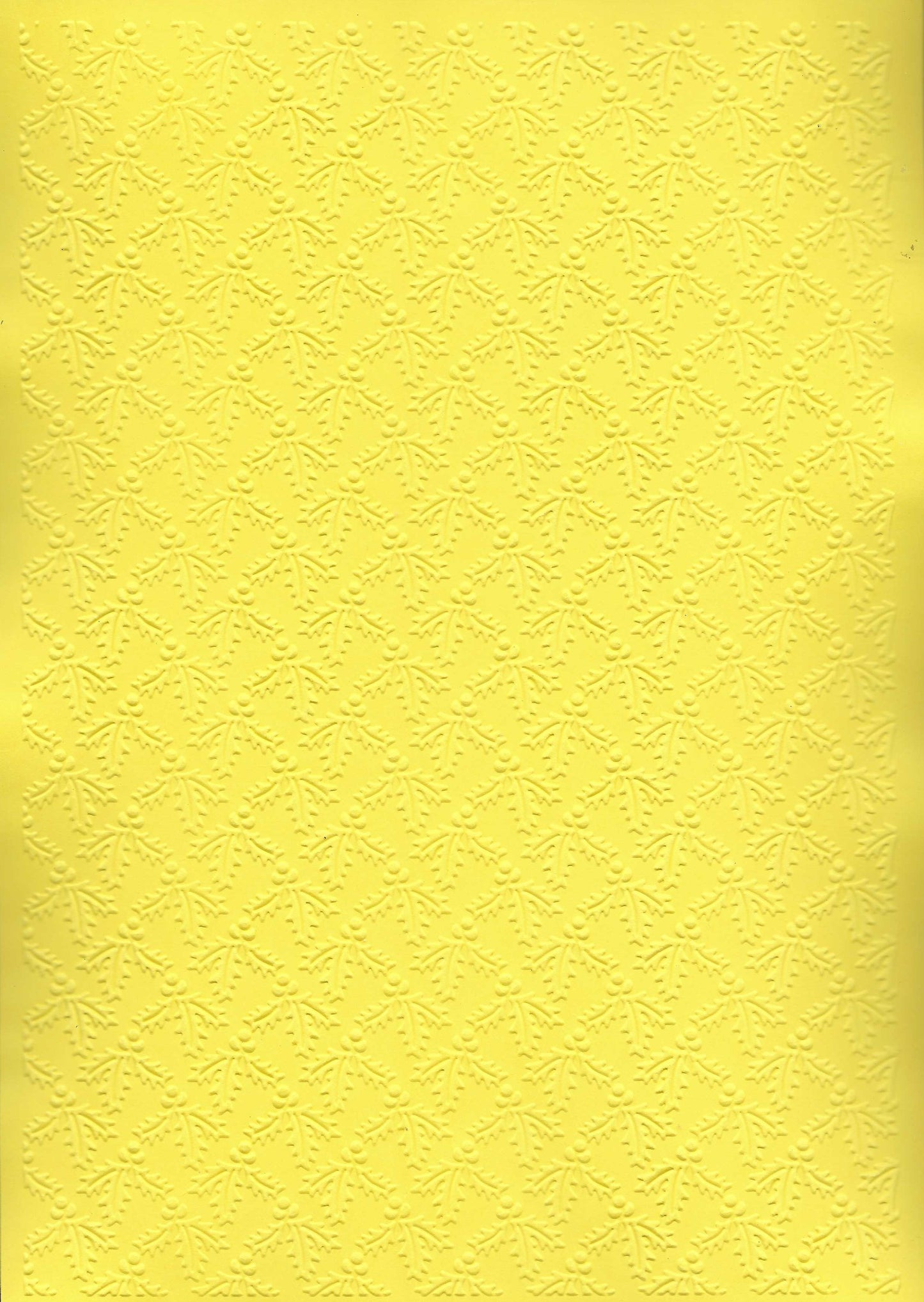 Embossed Card. A4. Leaves.