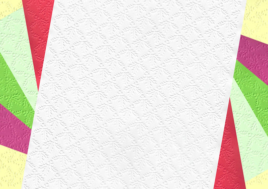 Embossed Card. A4. Leaves. 
