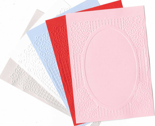 Embossed Card. A6. Music.