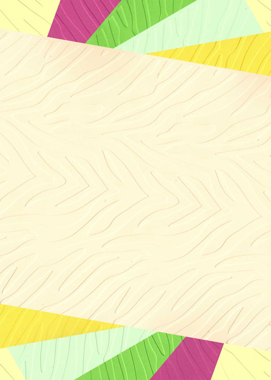 Embossed Card. A4. Animal Print. 10 Sheets in Assorted Colours