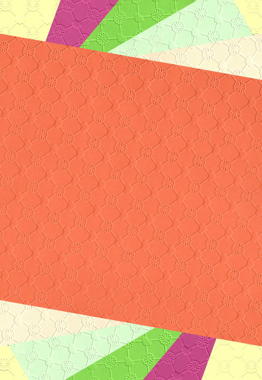 Embossed Card. A4. Hearts