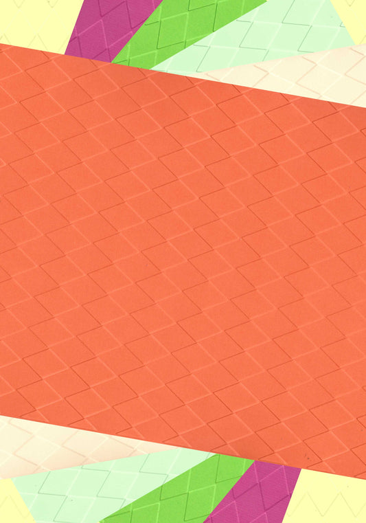 Embossed Card. A4. Diamonds. Assorted colours