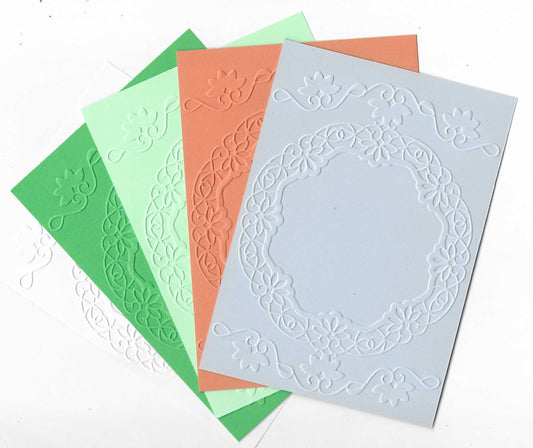 Embossed Card. A6. Frame