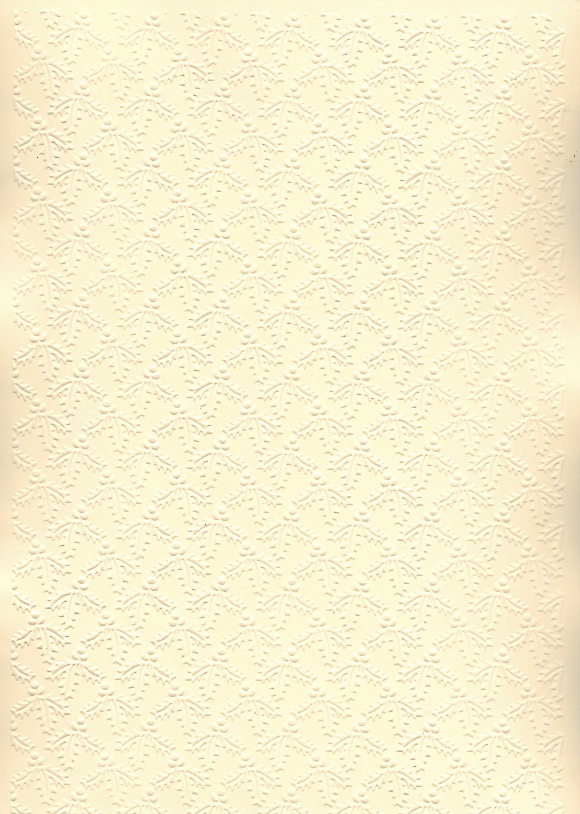 Embossed Card. A4. Leaves. 