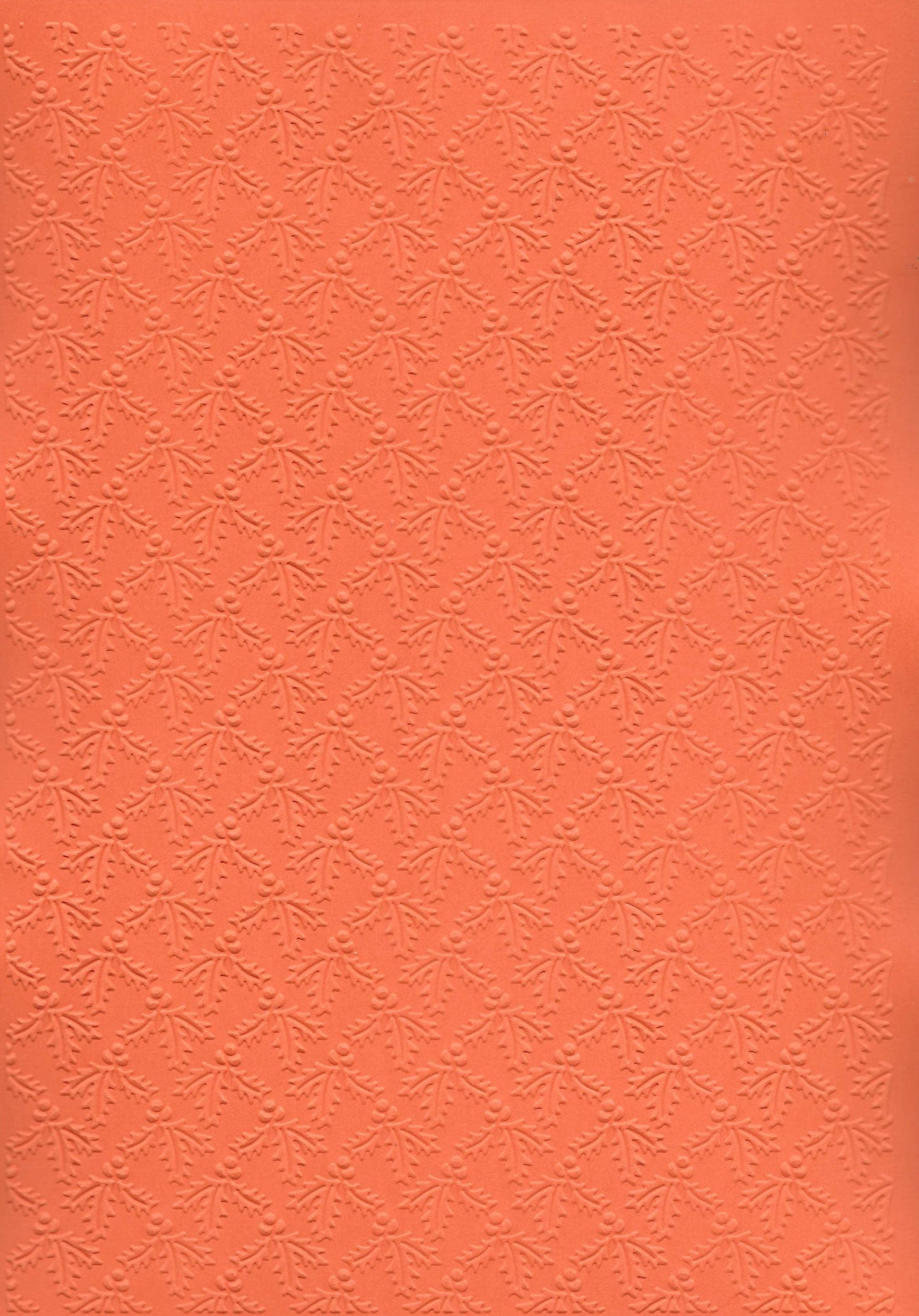 Embossed Card. A4. Leaves. 