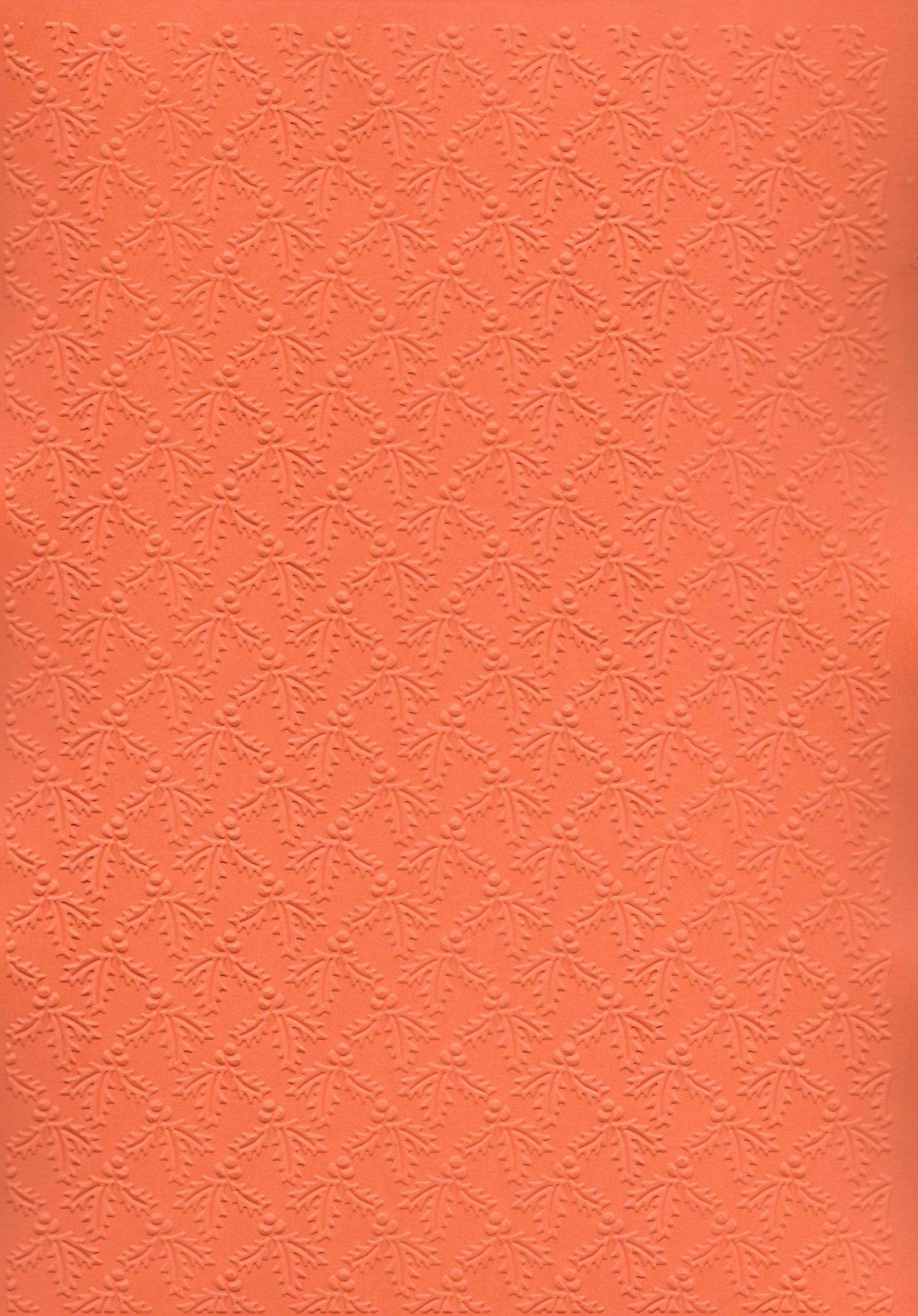 Embossed Card. A4. Leaves. 