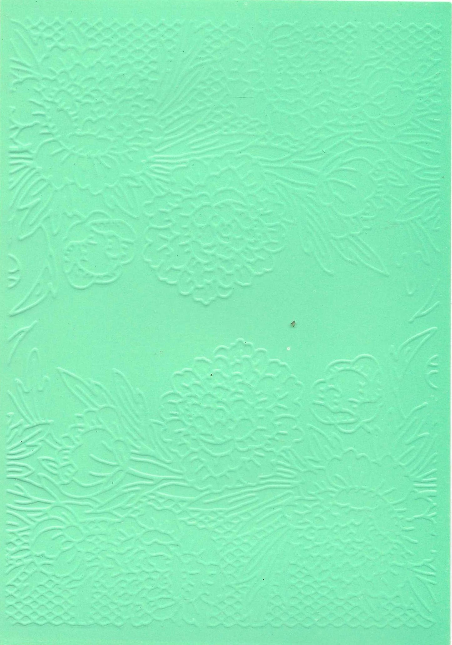 Embossed Card. 5"x7". Floral.