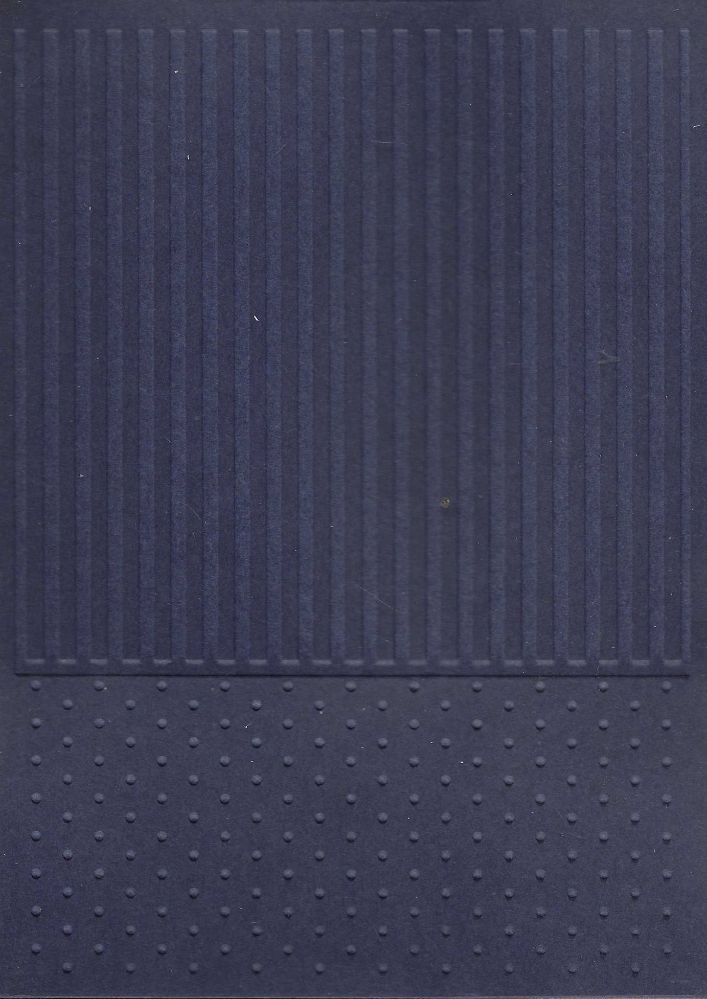 Embossed Card. 5"x7". Striped.