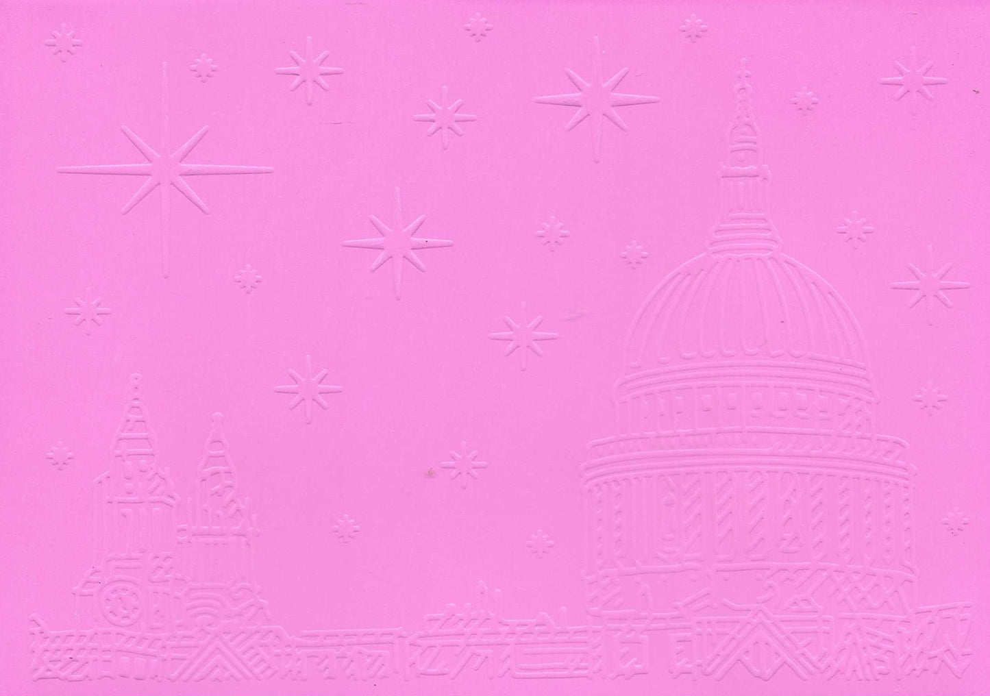 Embossed Card. 5"x7". Bethlehem. 10 Sheets In Assorted Colours
