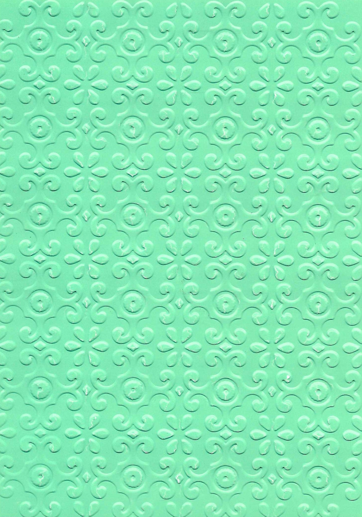 Embossed Card. 5"x7". Abstract. 