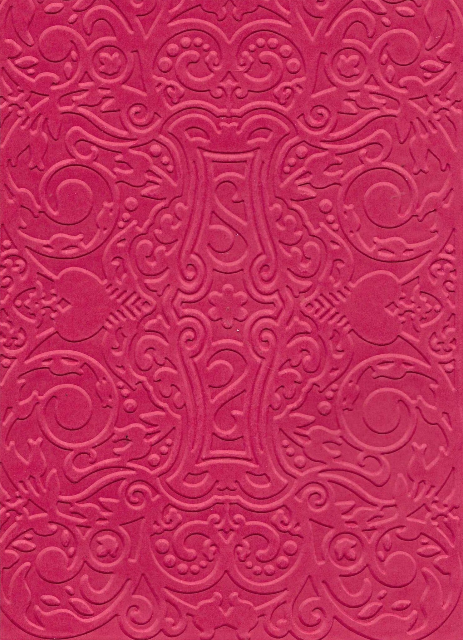Embossed Card. 5"x7". Abstract.