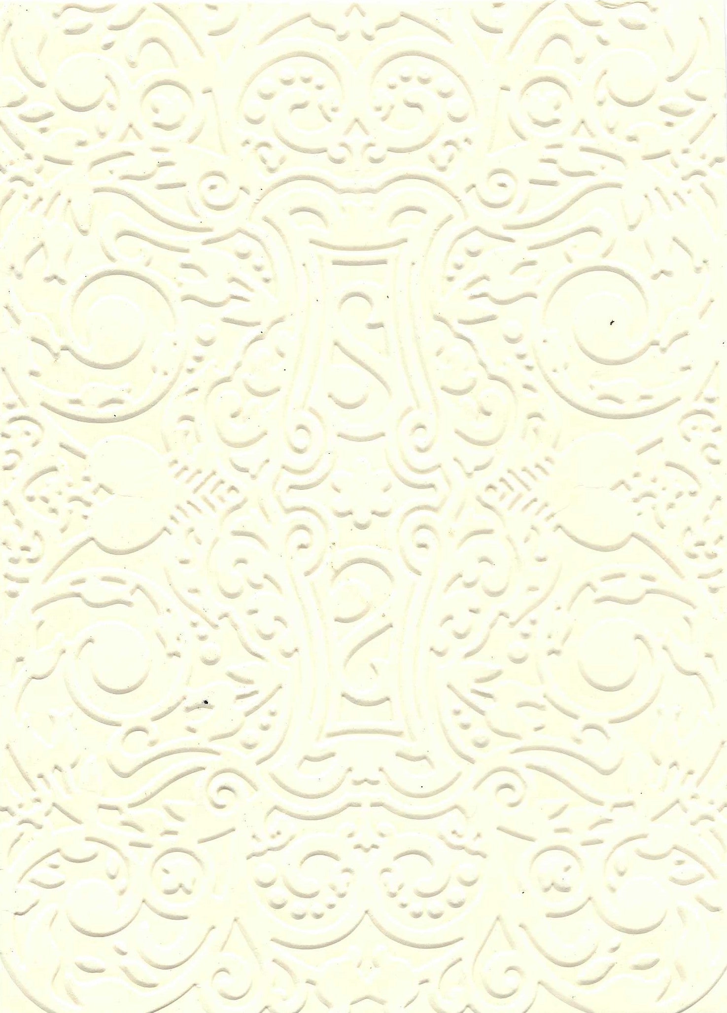 Embossed Card. 5"x7". Abstract.