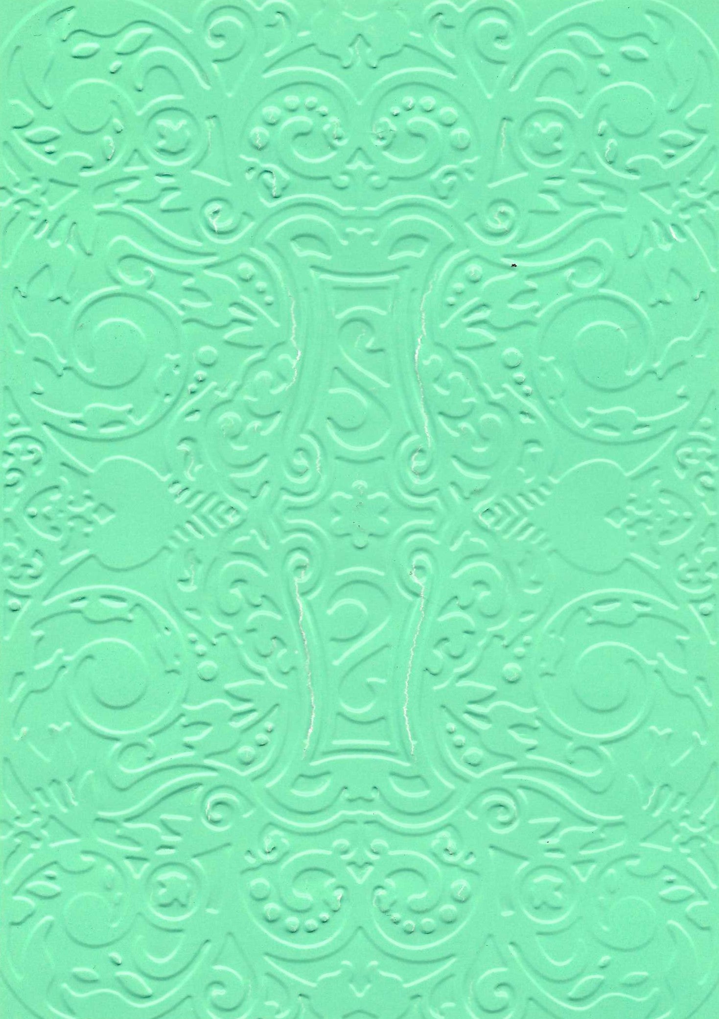 Embossed Card. 5"x7". Abstract.